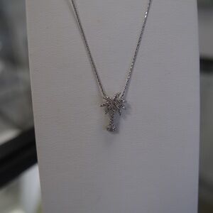 Diamond Palm Tree Pendant